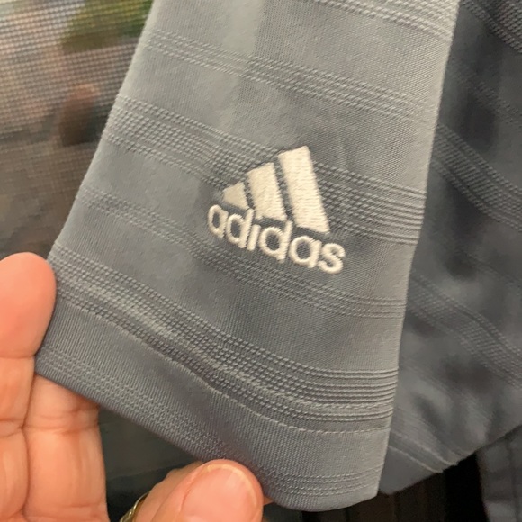 {Adidas}Mens XL Gray Golf Shirt - Picture 4 of 6